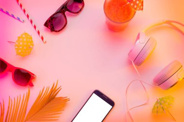 Yaz tatil gevşeme kavramı - kopya alanı