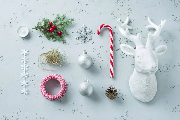 Noel süslemeleri Grey - kış duygudurum kurulu