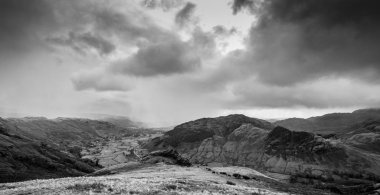 Lake District, Cumbria Great Langdale manzaraları