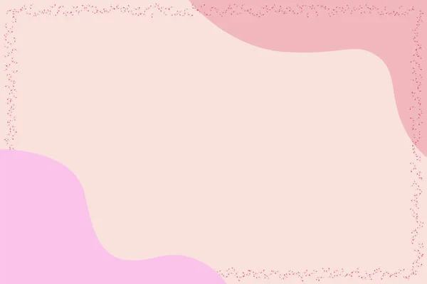 Fondo Arte Gráfico Abstracto Con Marco Lindo Rosa Para Artículos — Vector de stock