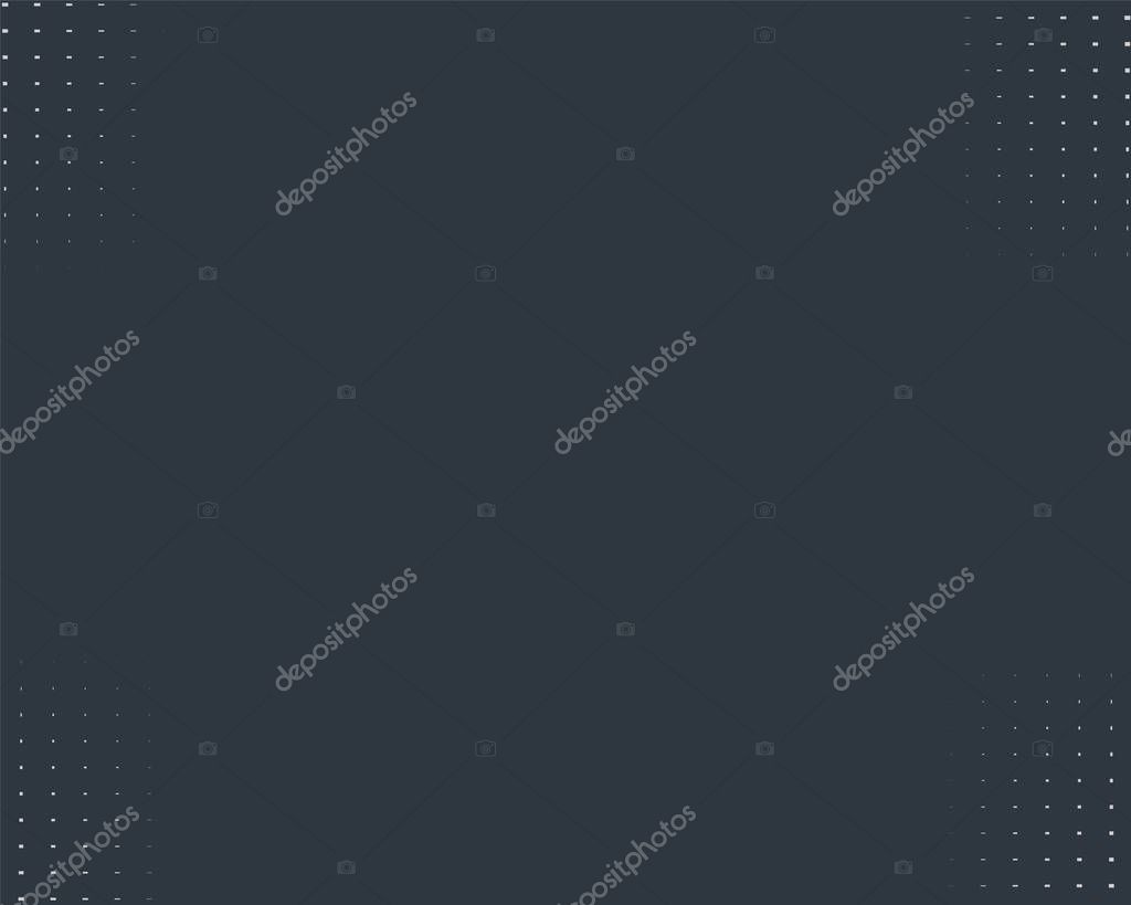 Cute navy background with elegant decoration with tiny grey rectangles on the corners. Adorable luxury texture. Vector illustration