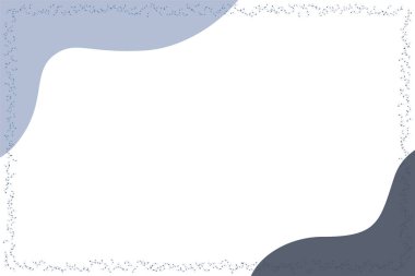 Mavi ve lacivert şirin çerçeveli soyut grafik sanat arkaplanı