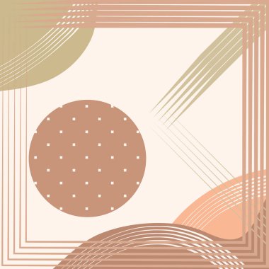 Soyut kare baskı. Fular için sevimli geometrik arkaplan