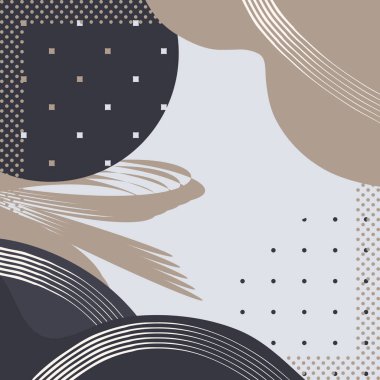 Soyut kare baskı. Fular için sevimli geometrik arkaplan