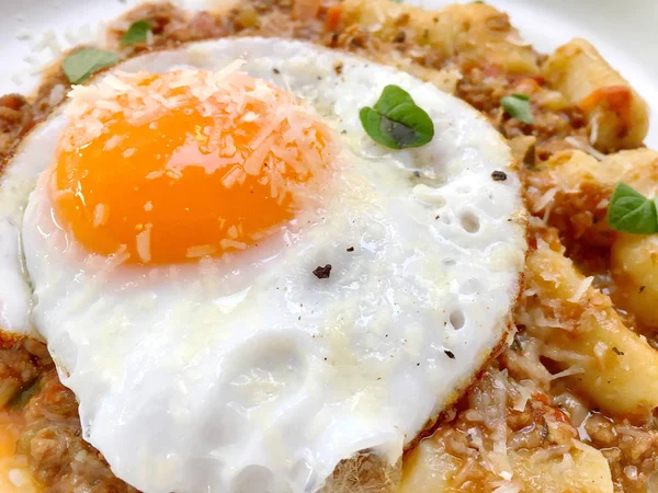 Over easy fried egg