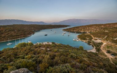 A perfect sunset in Croatia, Dalmatia