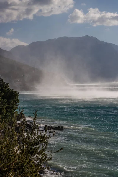 Bora wind, Central Dalmatia, Croatia