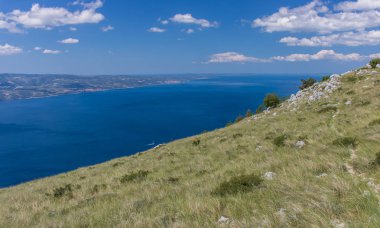 Hırvatistan 'ın muhteşem dağ manzarası