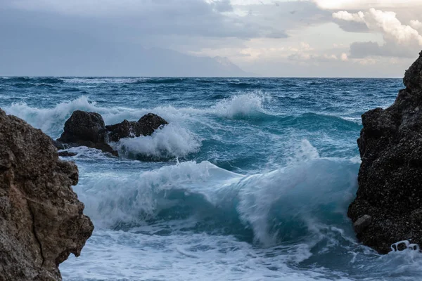 波と風 ダルマチア クロアチア — ストック写真