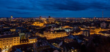 Zagreb by night, Croatia