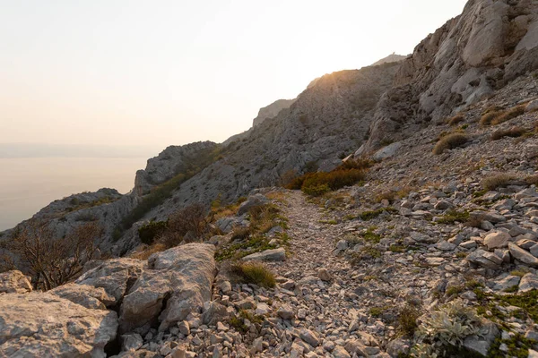 Dağın muhteşem manzarası, Dalmaçya, Hırvatistan