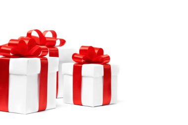 dizi bir bant ile hediye kutusu