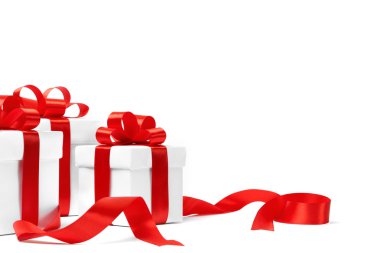 dizi bir bant ile hediye kutusu