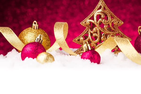 Vánoční jedle strom dekorace — Stock fotografie