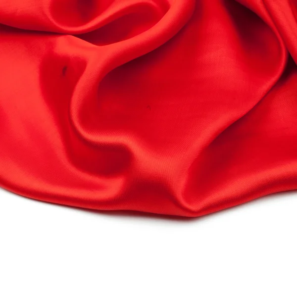 Red satin or silk background — Stock Photo, Image