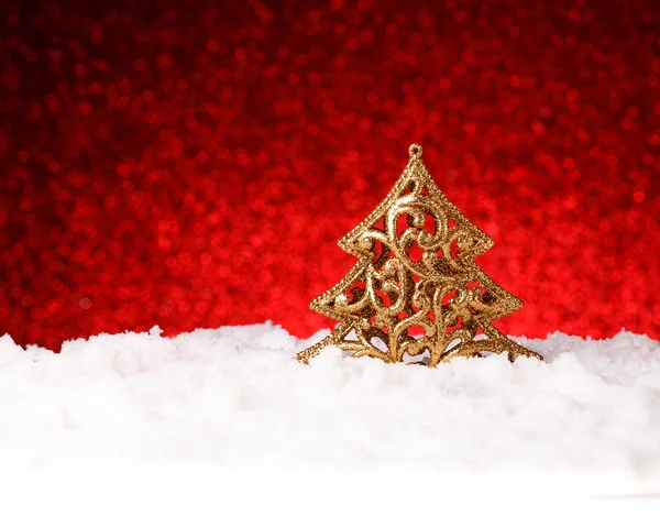 Decoración del árbol de abeto de Navidad — Foto de Stock