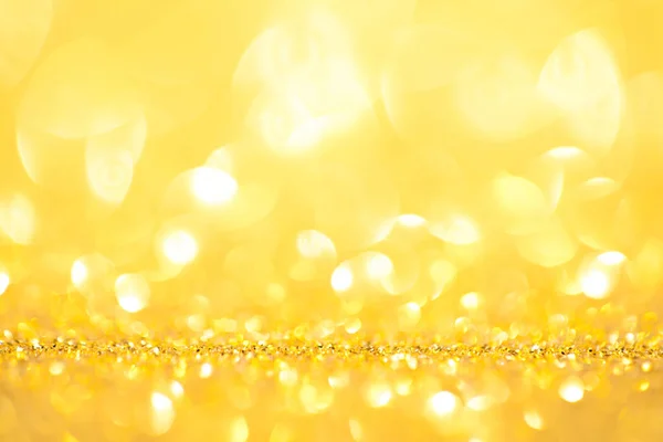 Abstract schijnt glitters gouden vakantie bokeh achtergrond — Stockfoto