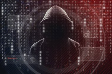 Veri güvenliği konseptinde genç bir hacker