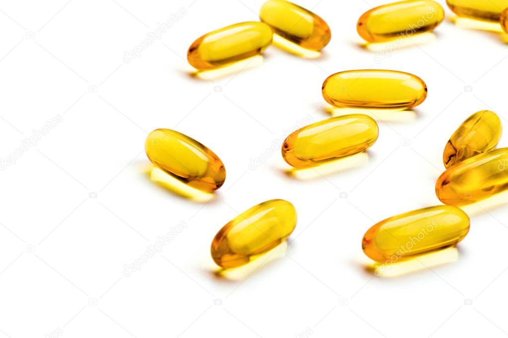 Omega 3 gel capsules