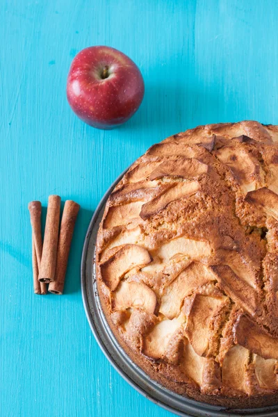 Homemade apple cake — Stock Photo, Image