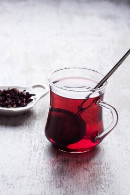 Hibiscus bitki çayı