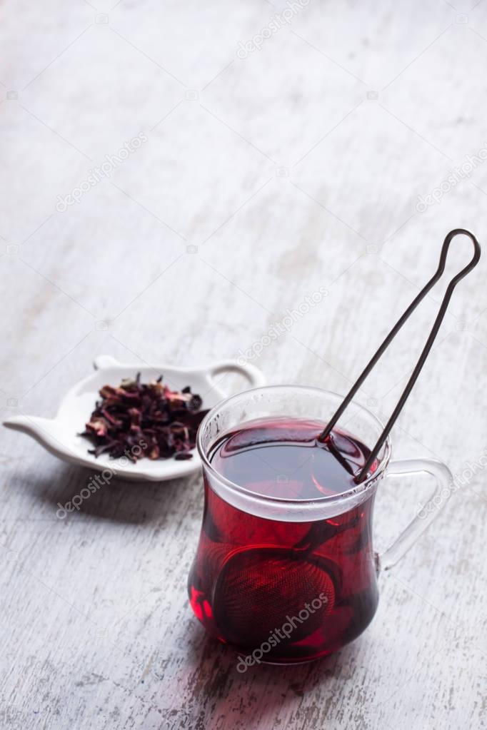 Tisane d hibiscus