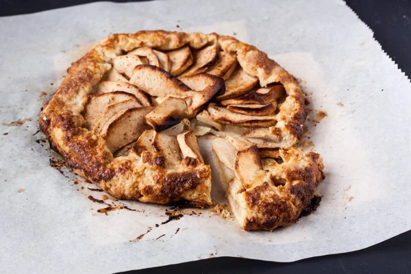 Homemade apple galette — Stock Photo, Image