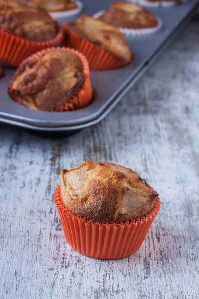 Muffin alla mela tatsty — Foto Stock