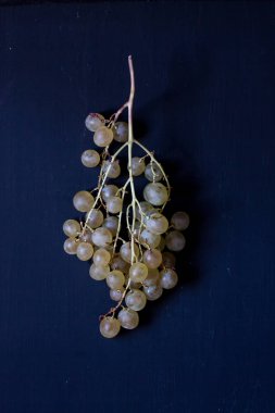 siyah bir zemin üzerine Yeşil üzüm