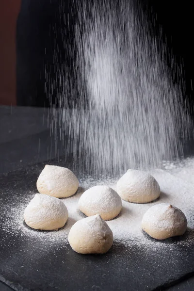 Печиво з цукровою пудрою — стокове фото