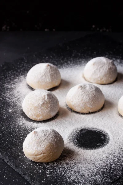 Печиво з цукровою пудрою — стокове фото