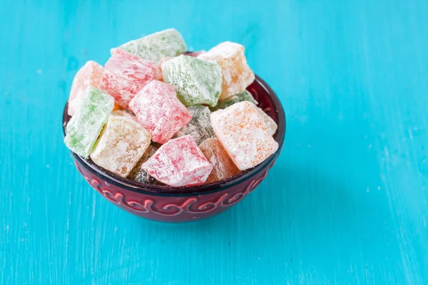 Turkish delight lokum — Stock Photo, Image