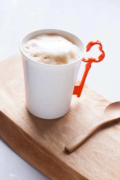 Ein Becher Kaffee, Latte — Stockfoto