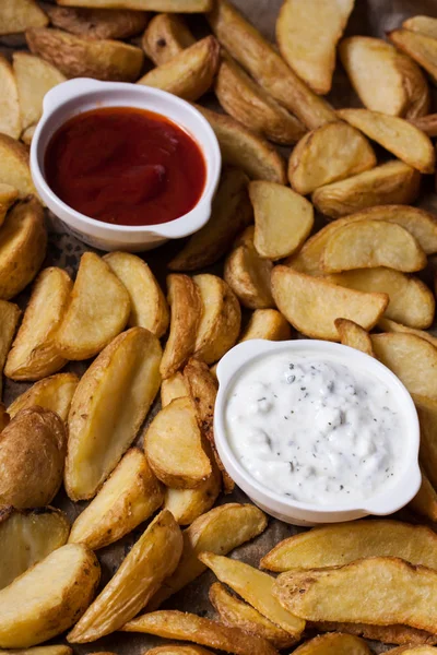 Baked potatoes finger — Stock Photo, Image