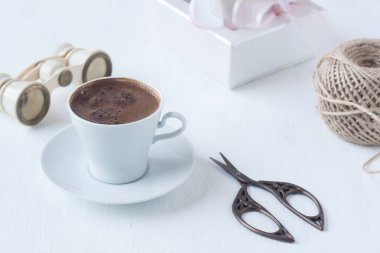 Vintage konsepti ile Türk kahvesi