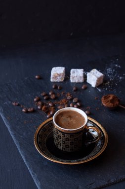 Türk kahvesi ve Türk lokumu