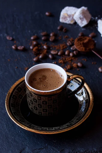 Kawa po turecku i Turcy — Zdjęcie stockowe