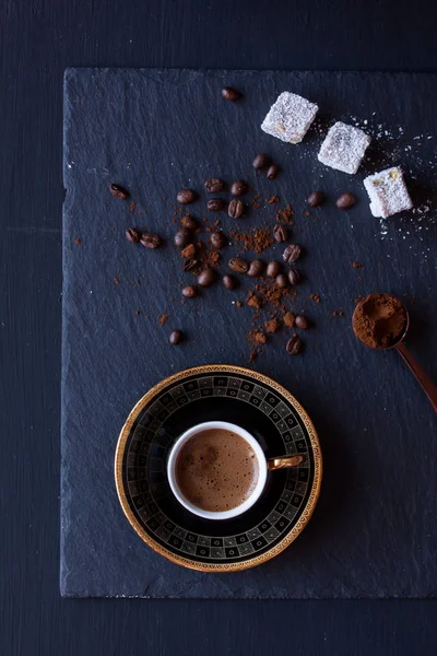 Café turco y deleite turco —  Fotos de Stock