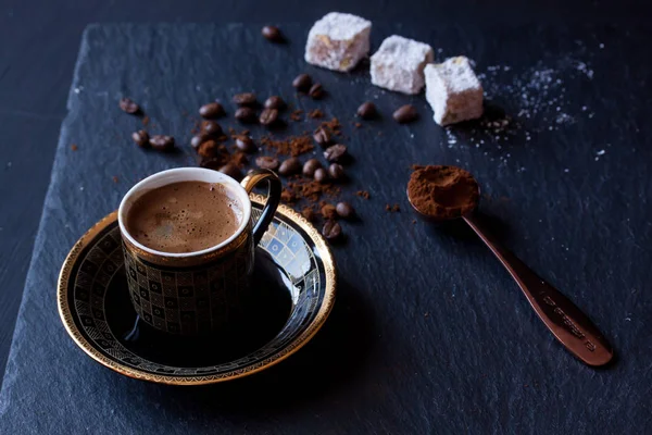 Kawa po turecku i Turcy — Zdjęcie stockowe