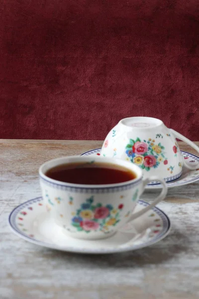 Una Taza Una Mesa — Foto de Stock