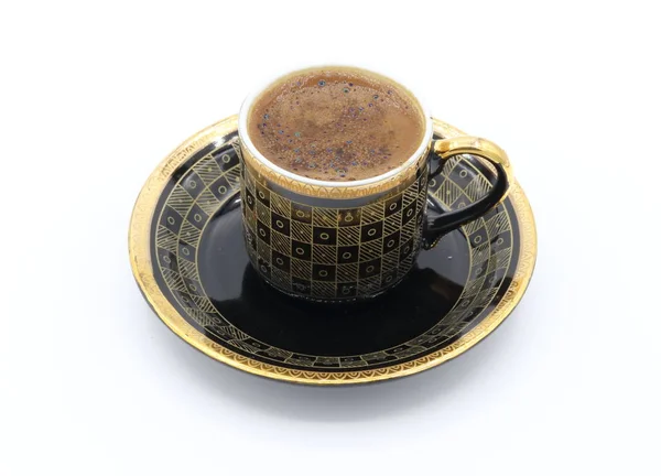 Τούρκικο Καφέ Λευκό Φόντο — Φωτογραφία Αρχείου