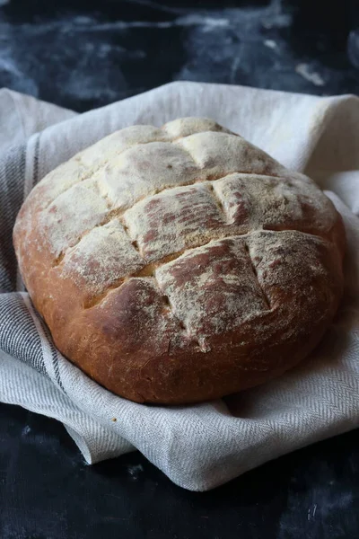 Pão Caseiro Pão Trigo Integral — Fotografia de Stock