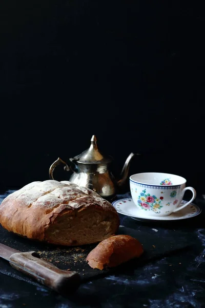 Homemade Bread Whole Wheat Bread — Stock Photo, Image