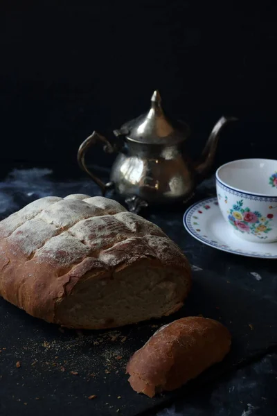 Hausgemachtes Brot Vollkornbrot — Stockfoto