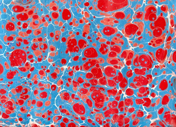 Rot Blauer Marmor Hintergrund Textur — Stockfoto
