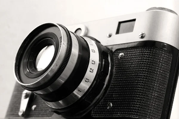 Alte russische Kamera in Sepia — Stockfoto