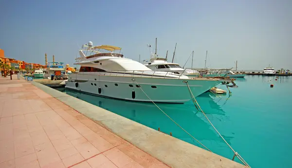 Yachthafen, Hurghada, Ägypten. — Stockfoto