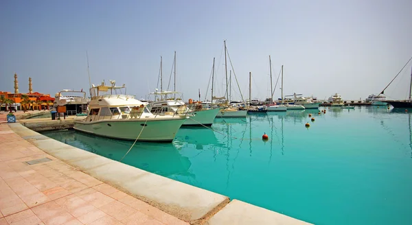 Yachthafen, Hurghada, Ägypten. — Stockfoto