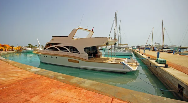 Yachthafen, Hurghada, Ägypten. — Stockfoto