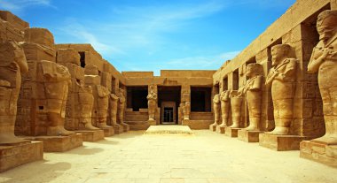 Anscient Tapınağı Karnak Luxor - yıkık Thebes Mısır